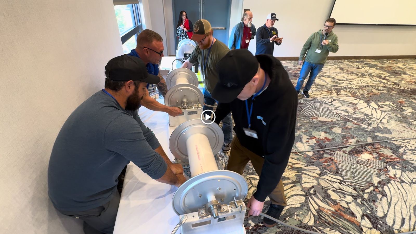 Hands-on pressure washing equipment demo at Wash Retreat 2026