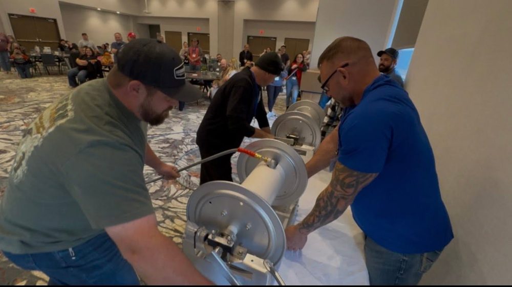Pressure washing business owners gathered at a past Wash Retreat